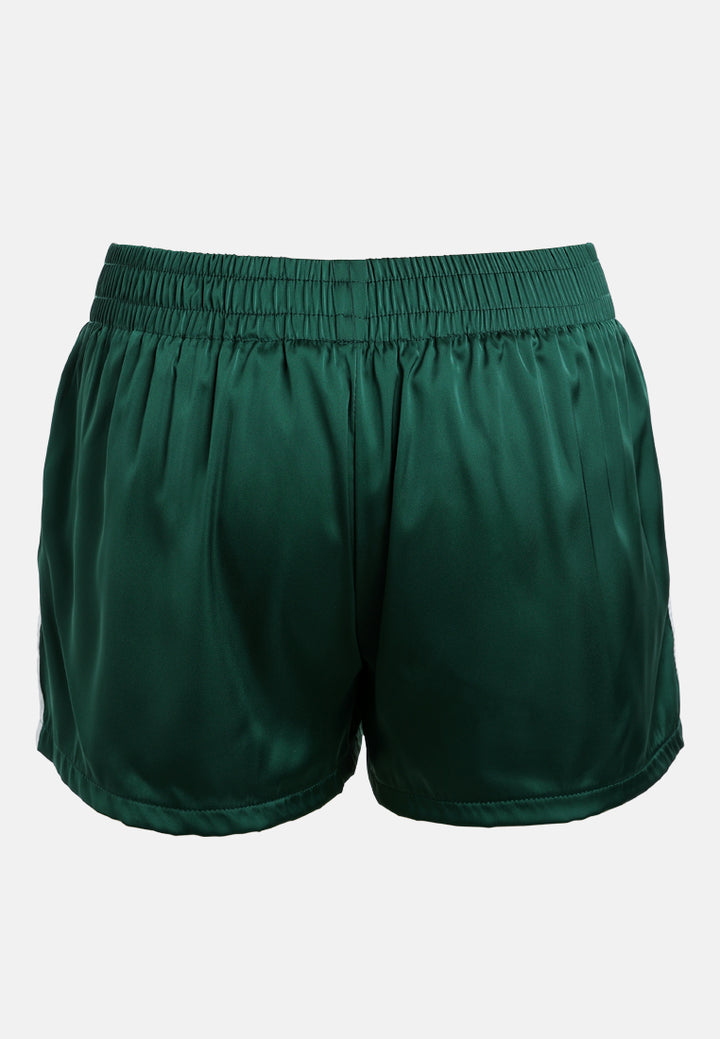 striped spice shorts by ruw#color_dark-green