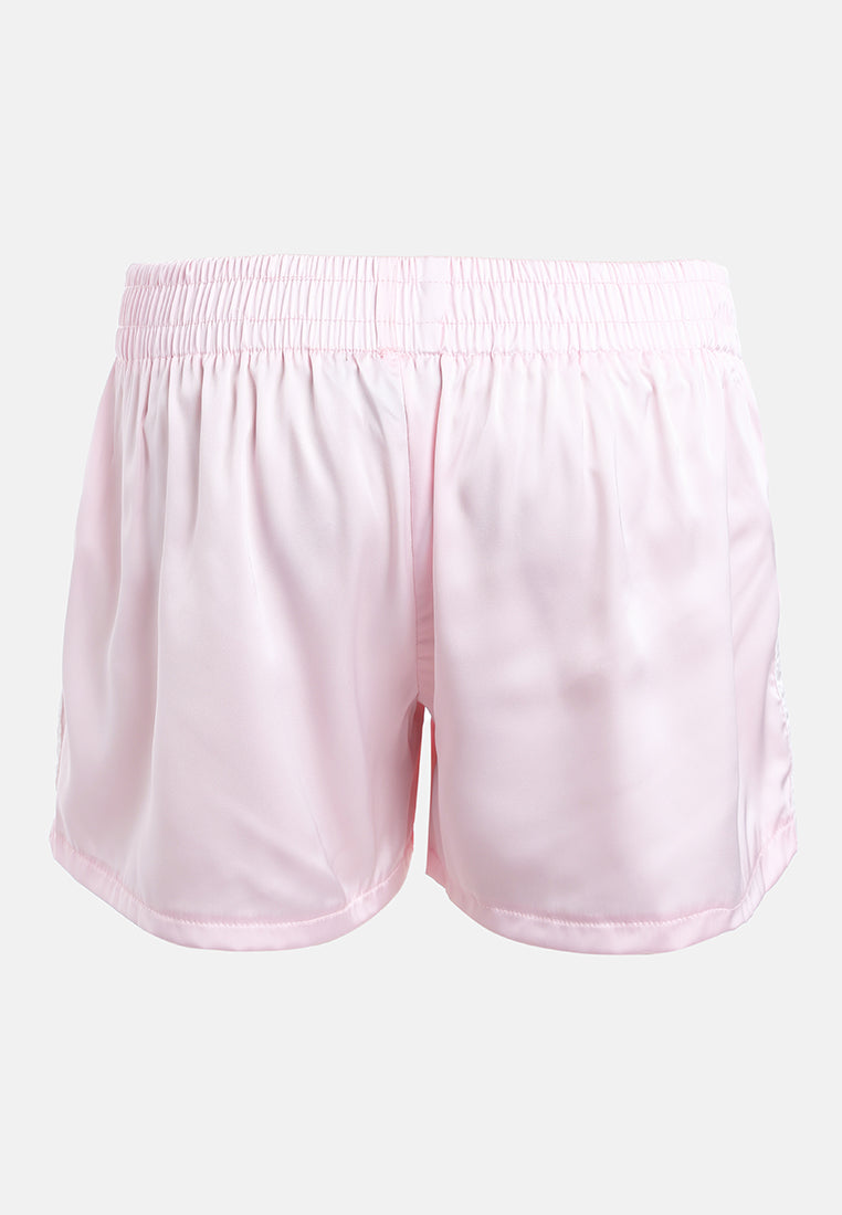 striped spice shorts by ruw#color_pink
