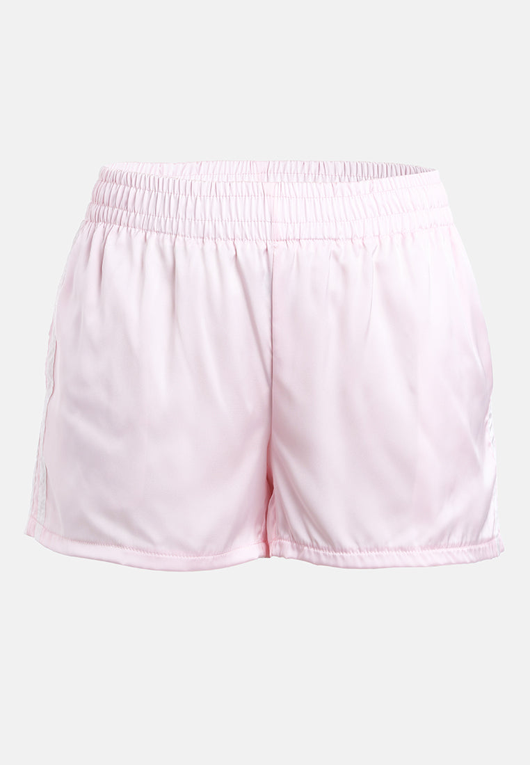 striped spice shorts by ruw#color_pink