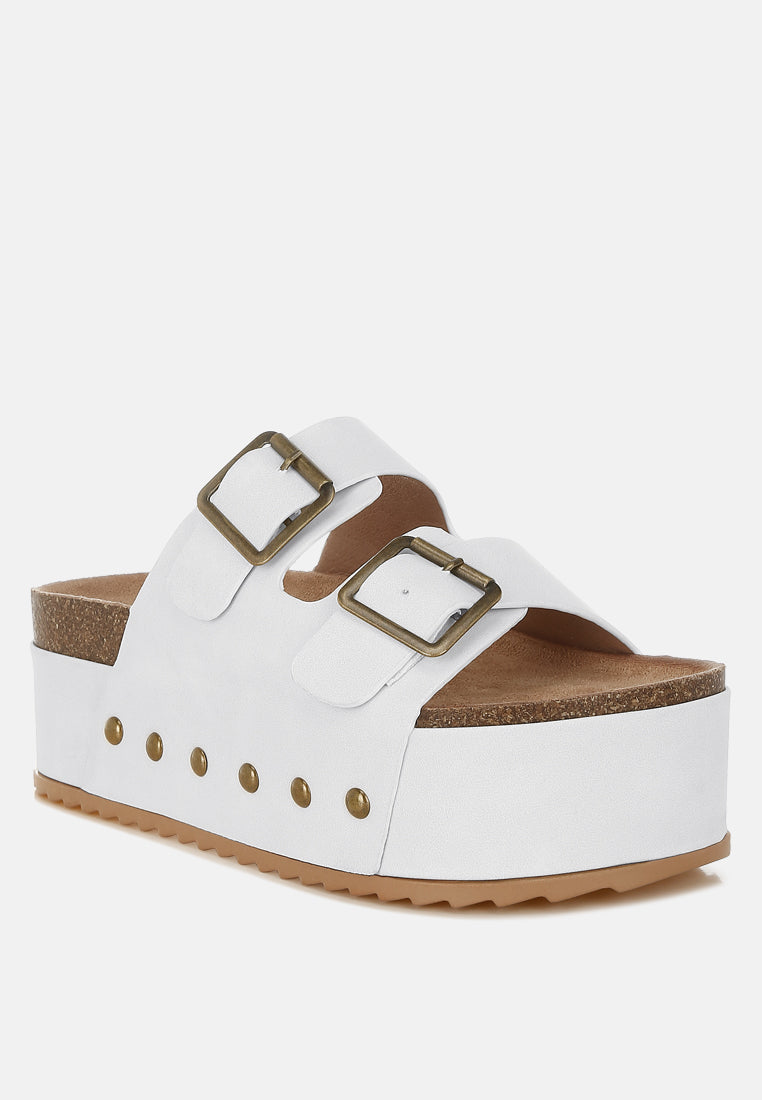 studded faux leather slip ons by mode#color_off-white