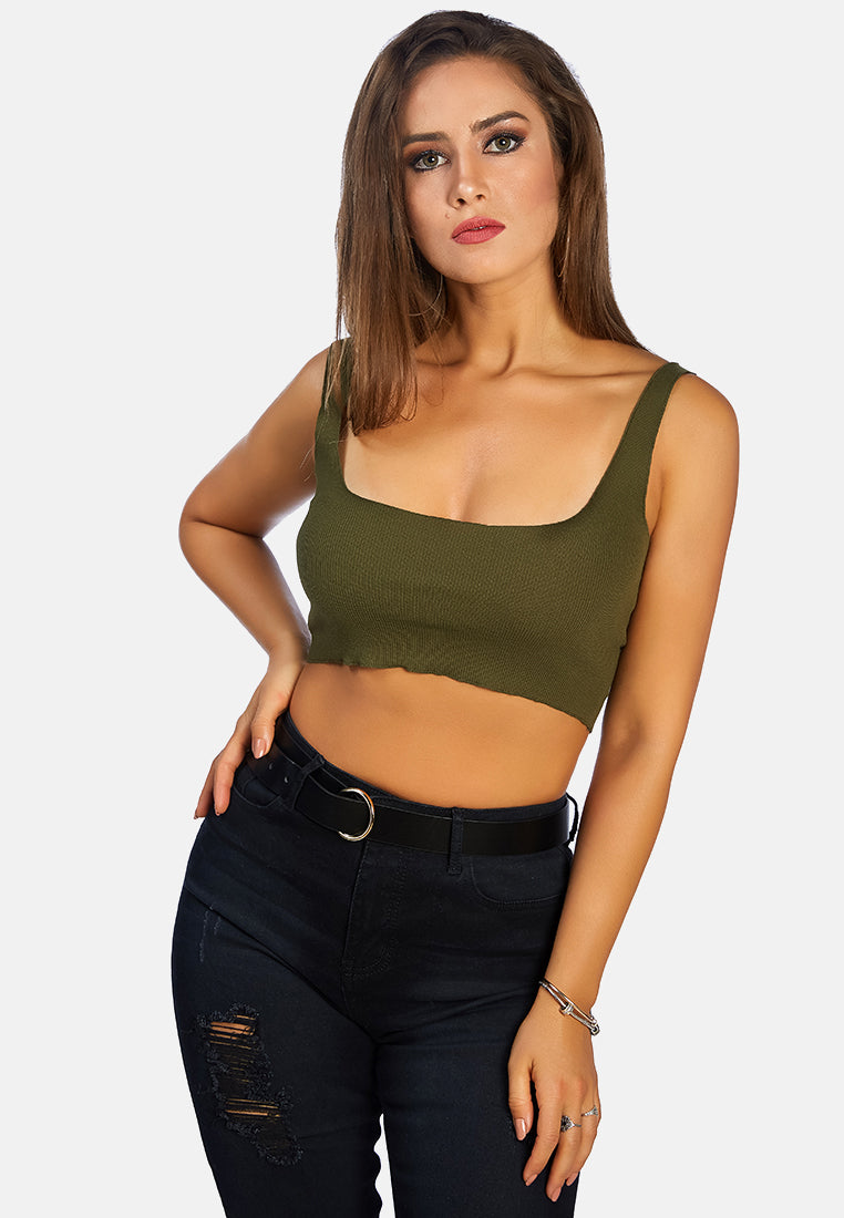 tank top#color_olive-green
