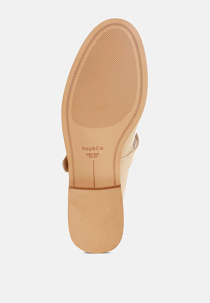 Mocasines merceditas swenson de charol sintético#color_beige