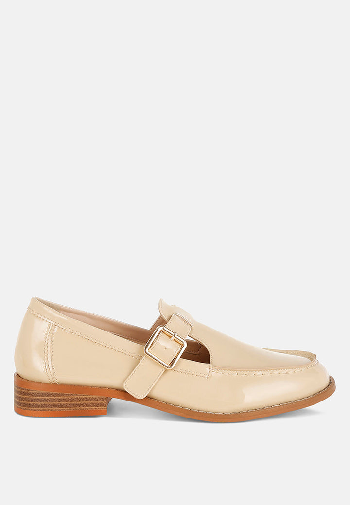 Mocasines merceditas swenson de charol sintético#color_beige