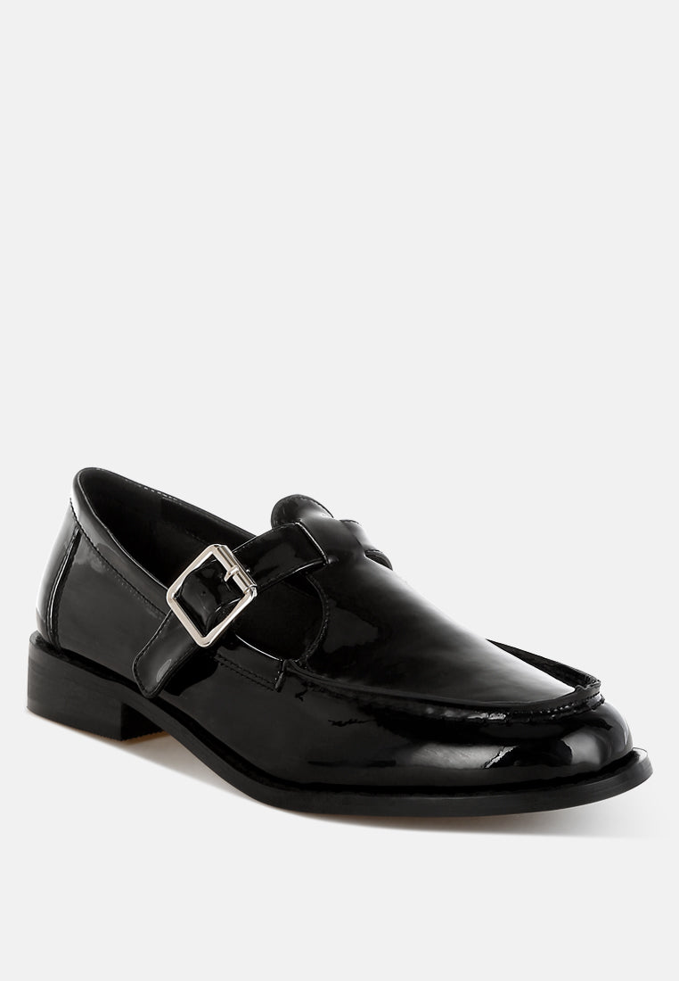 Mocasines merceditas swenson de charol sintético#color_negro