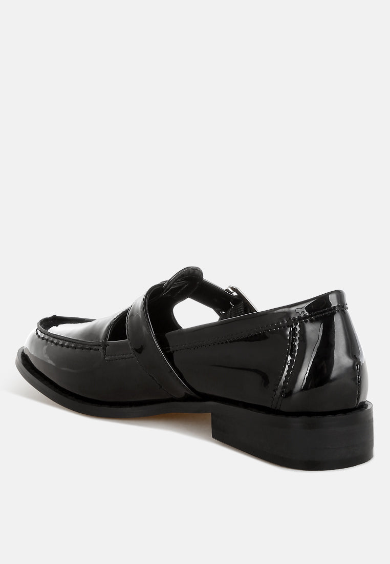 Mocasines merceditas swenson de charol sintético#color_negro
