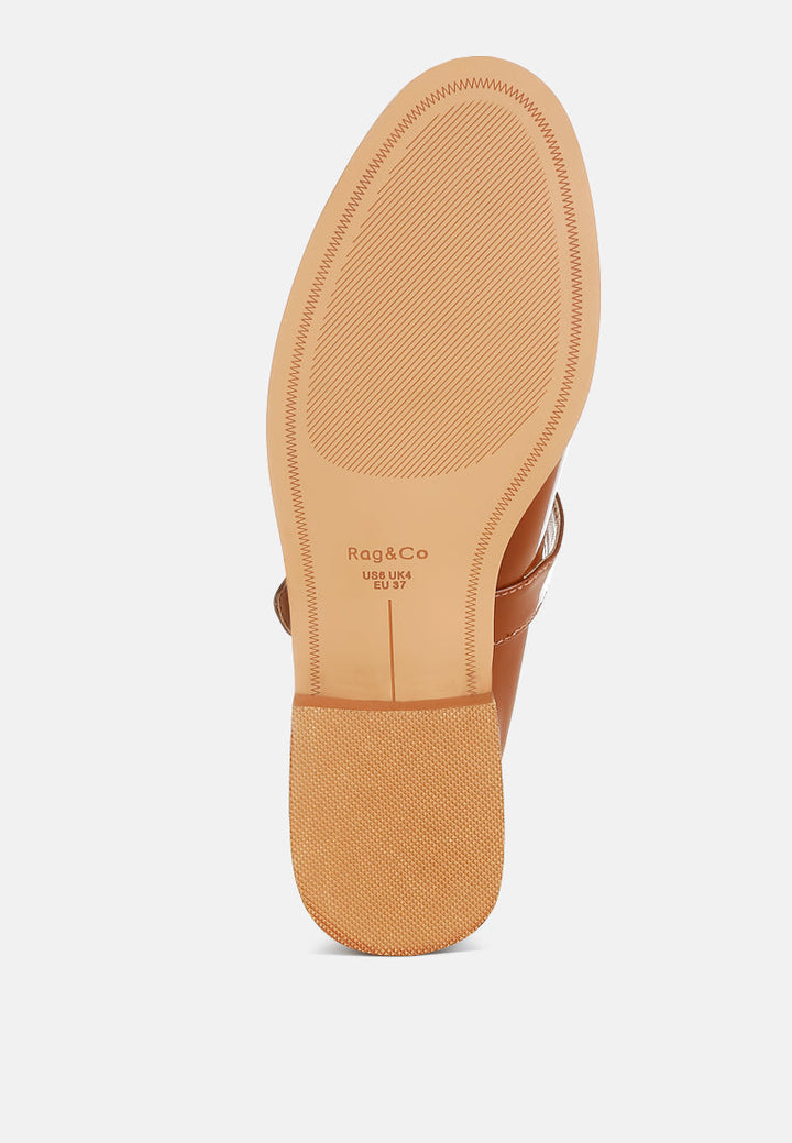 mocasines merceditas swenson de charol sintético#color_brown