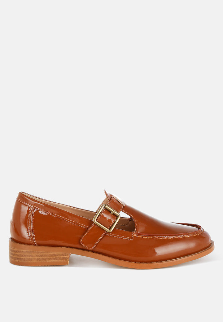 mocasines merceditas swenson de charol sintético#color_brown
