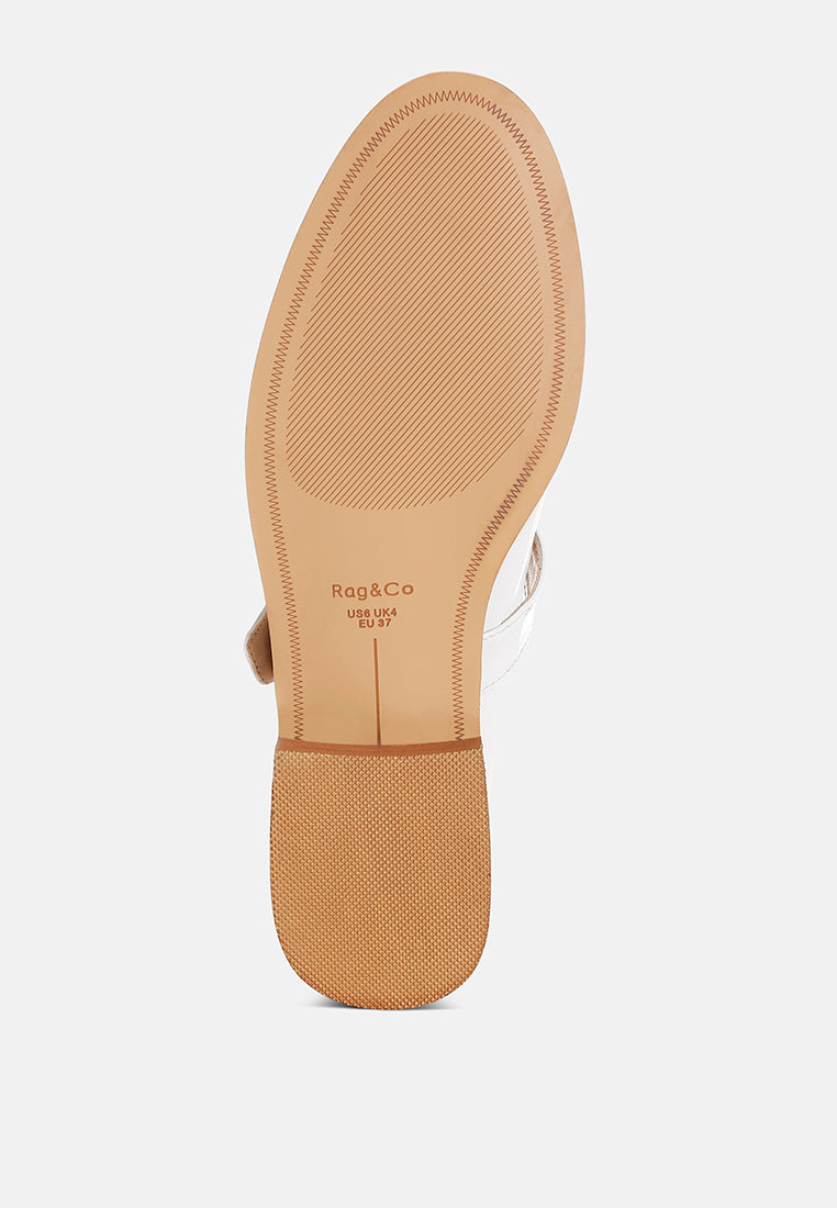 mocasines merceditas swenson de charol sintético#color_blanco