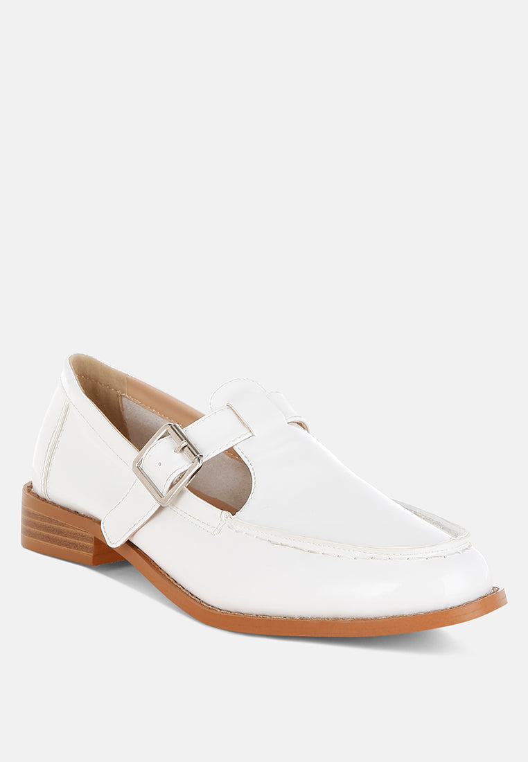 mocasines merceditas swenson de charol sintético#color_blanco