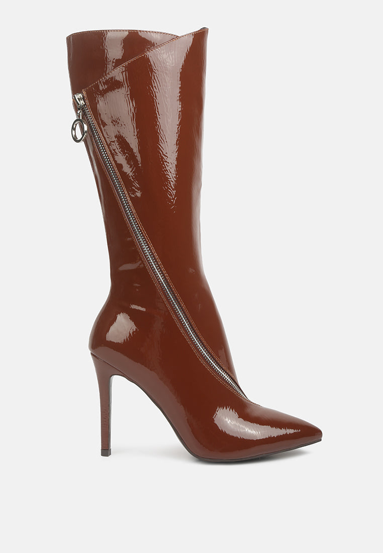 Bota de pantorrilla con cremallera tsaroh#color_Tsn