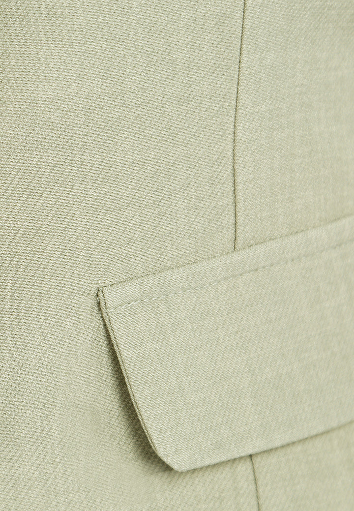 tailored woven button-down corset top#color_sage