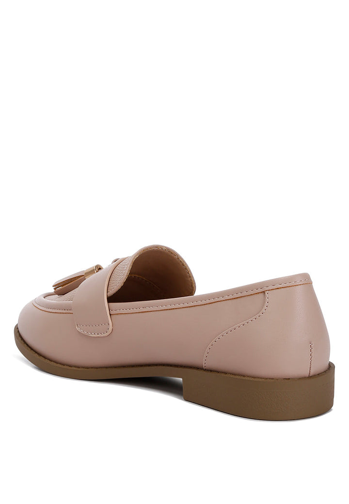 tassels detail loafers by rag#color_natural