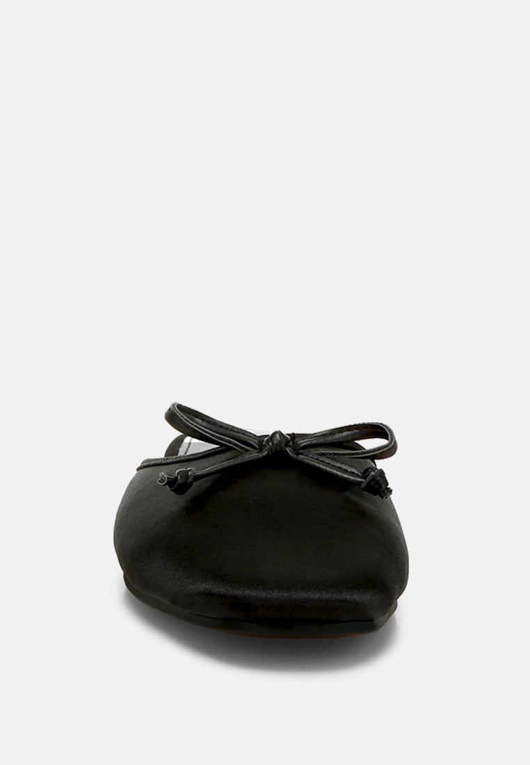 satin bow detail mules by RUW#colour_black 