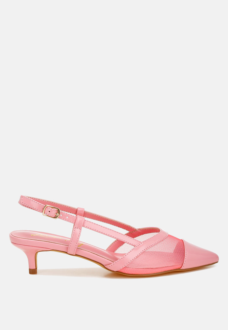 mesh slingback sandals by rag#color_pink