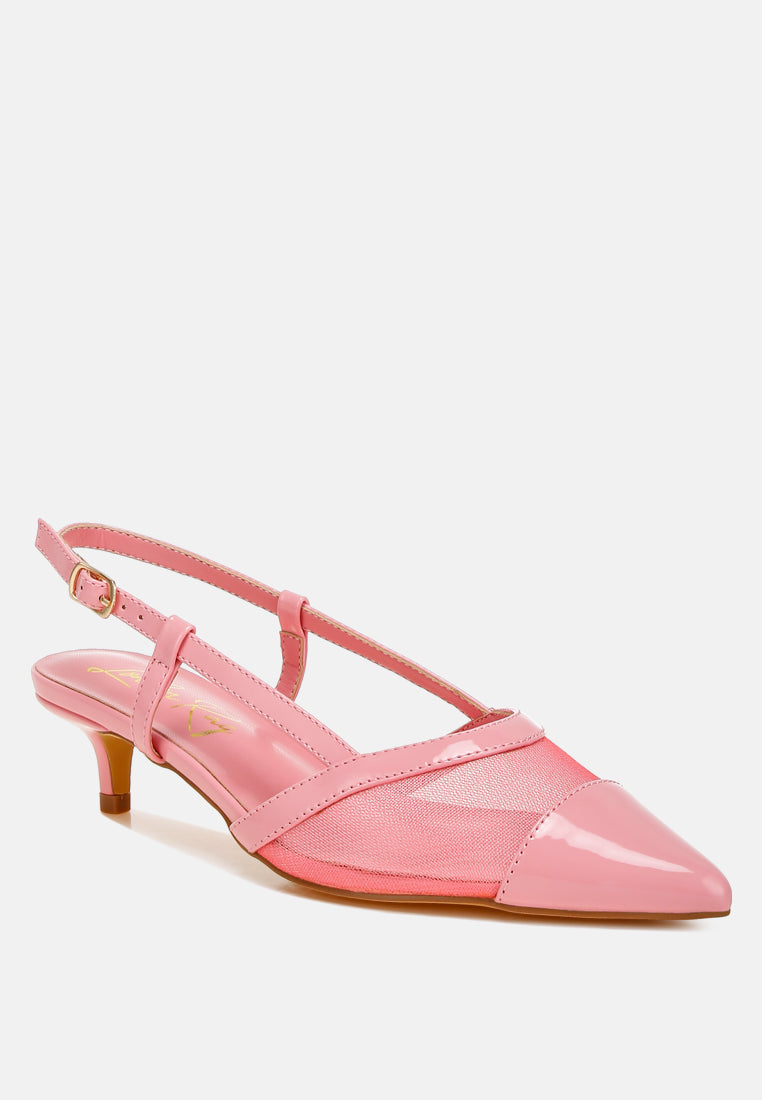 temptress mesh slingback sandals#color_pink