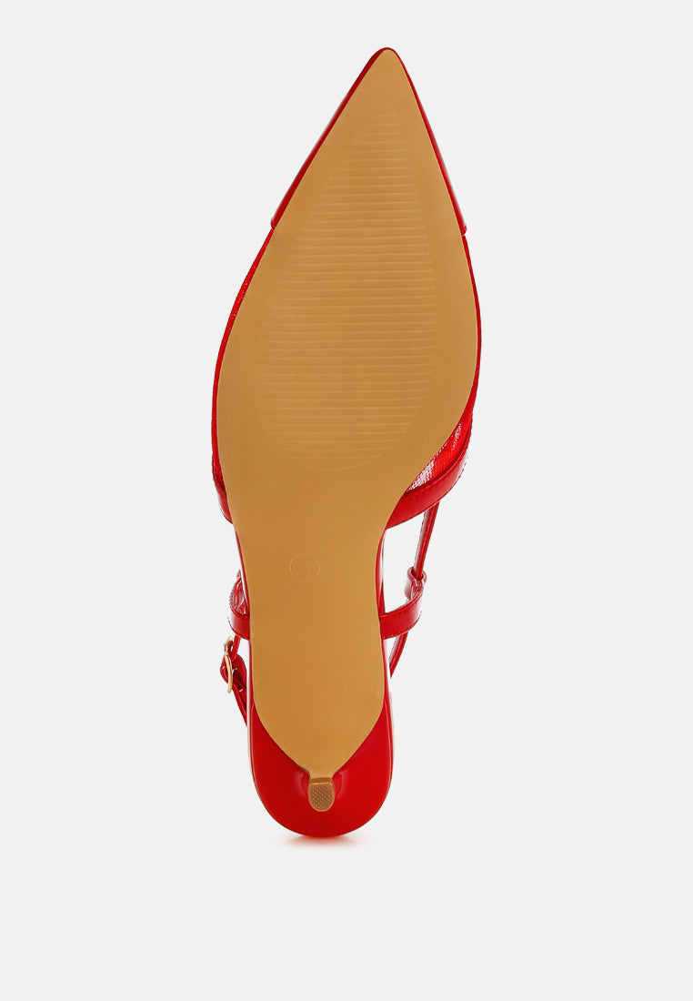 mesh slingback sandals by rag#color_red