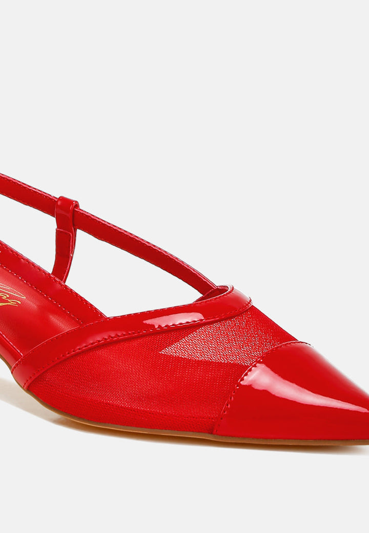 mesh slingback sandals by rag#color_red