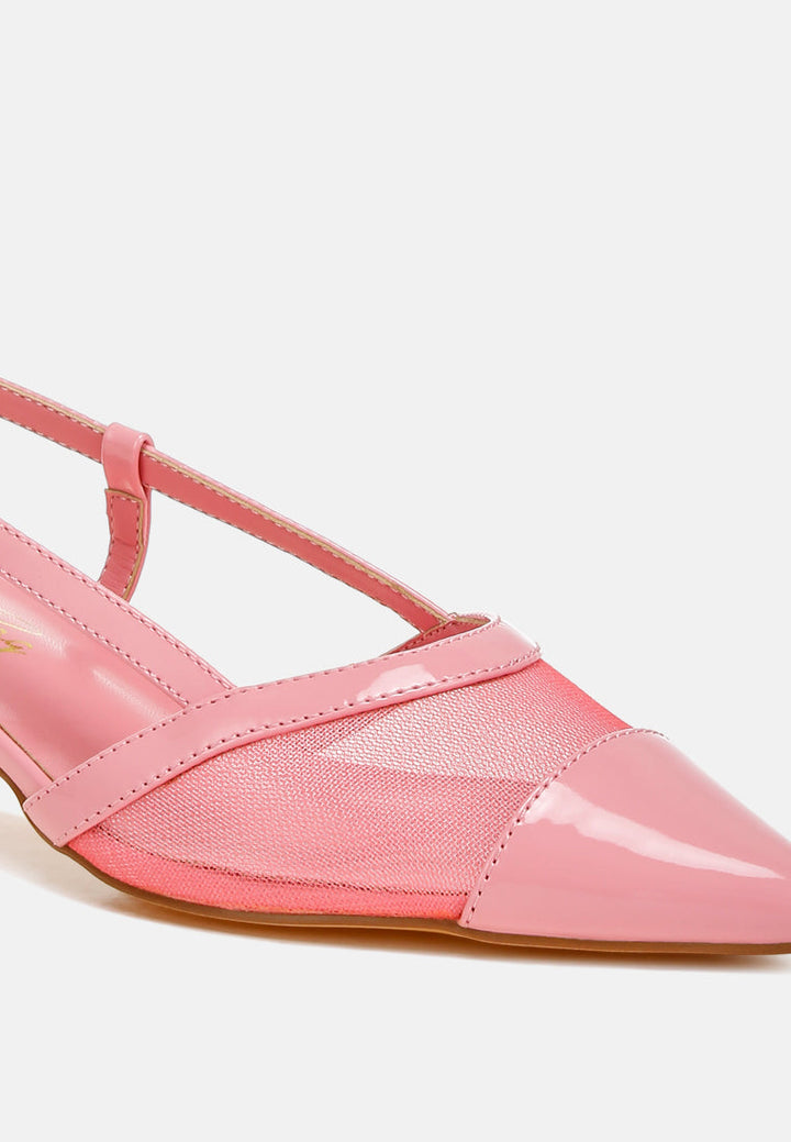 mesh slingback sandals by rag#color_pink