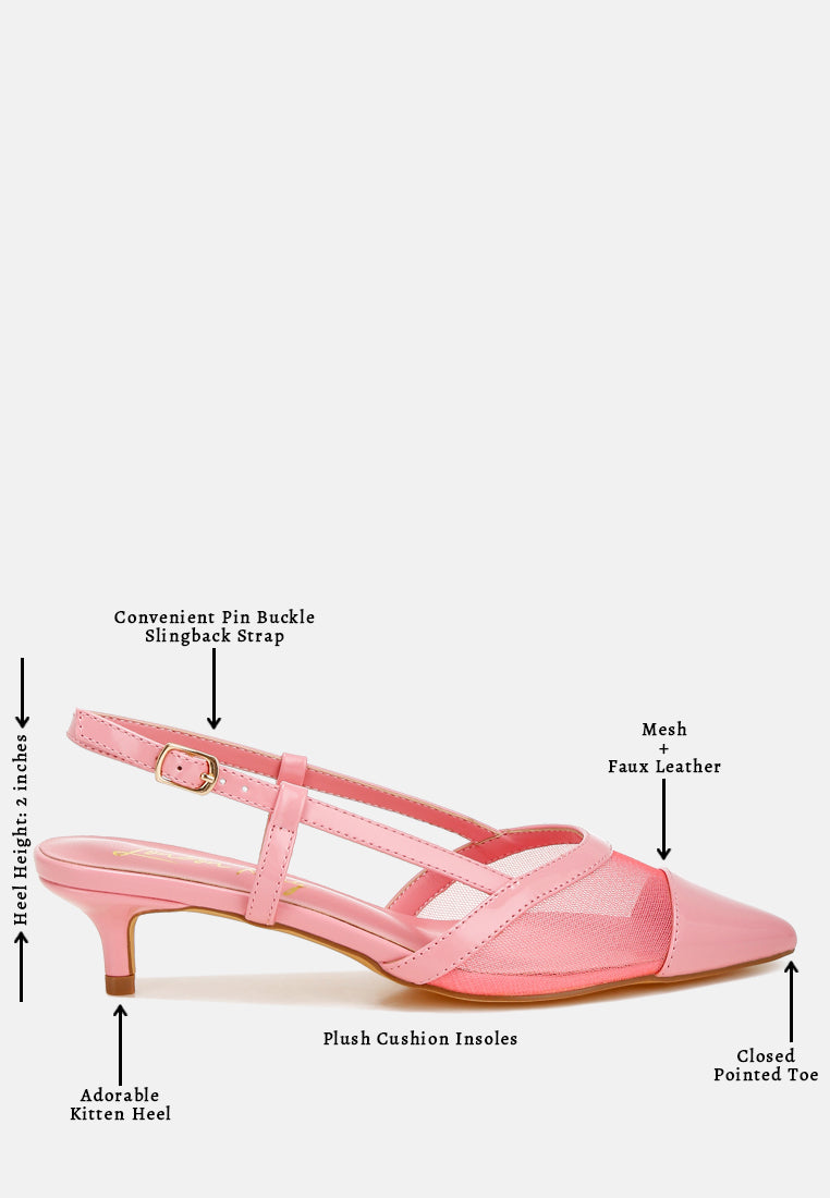 mesh slingback sandals by rag#color_pink