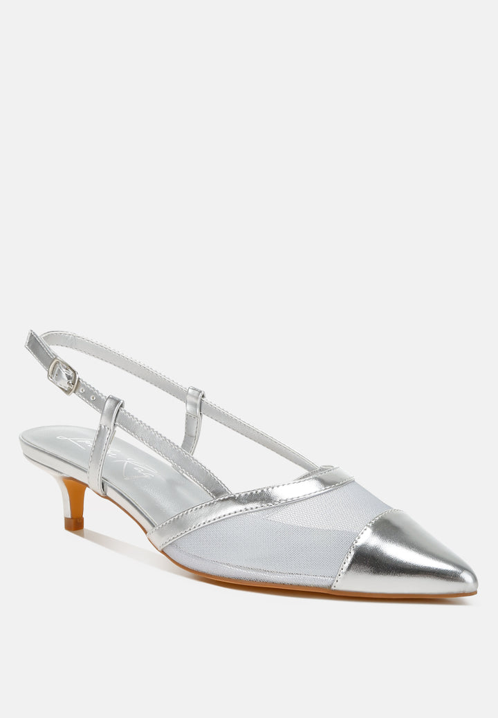 temptress mesh slingback sandals#color_silver