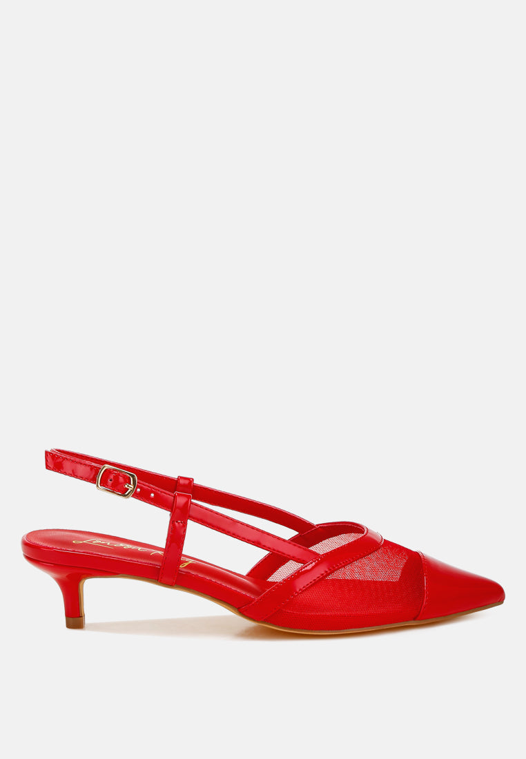 temptress mesh slingback sandals#color_red