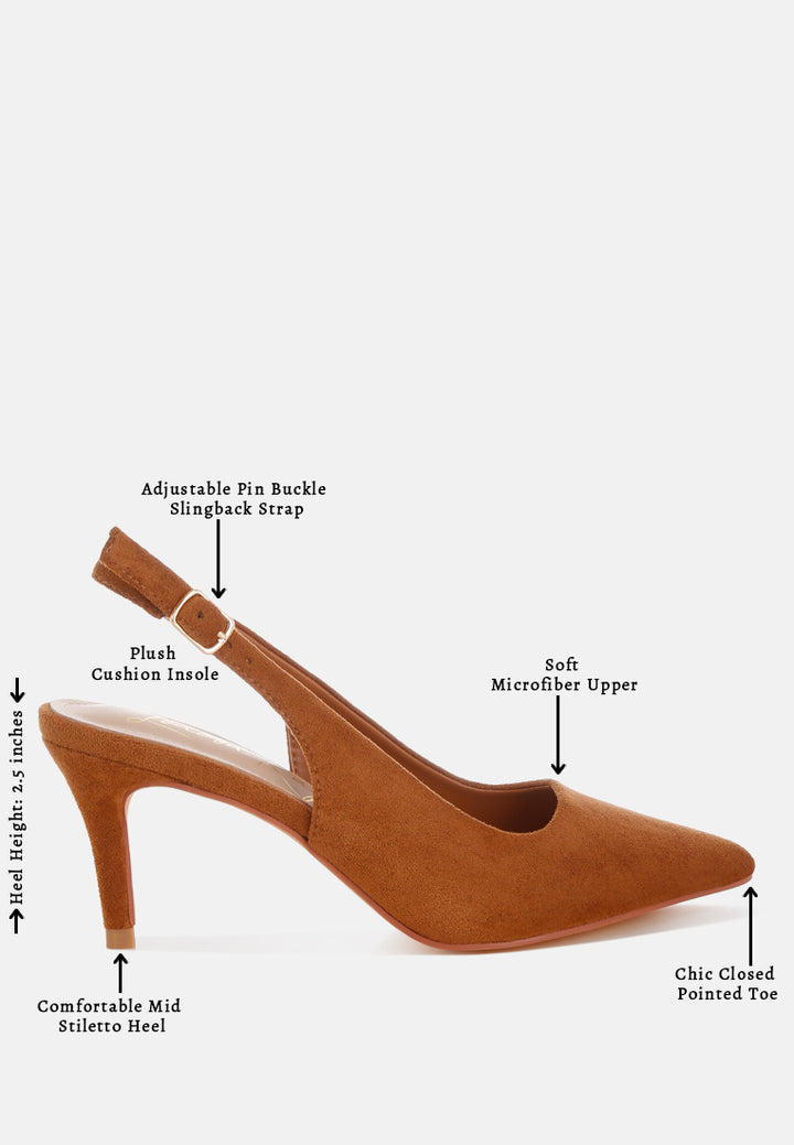 theobs soft microfiber pointed toe slingbacks by ft#color_tan