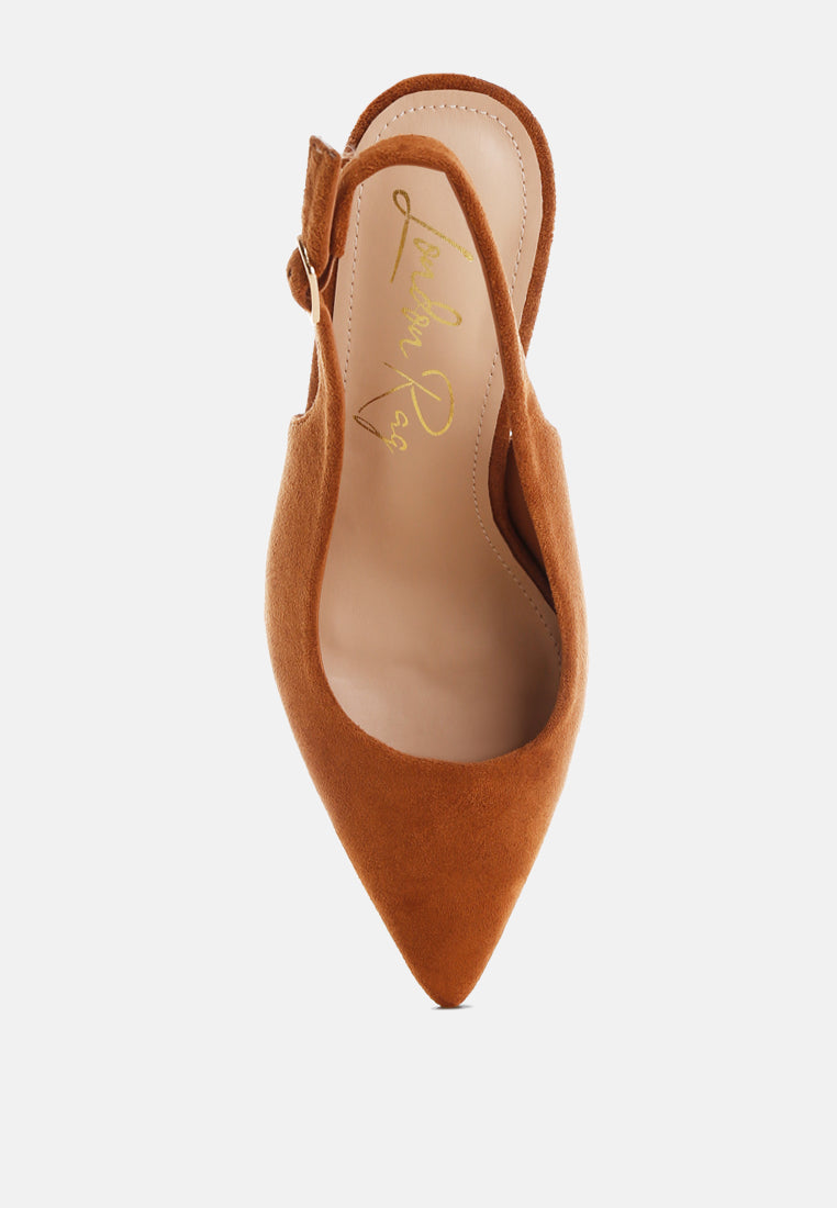 theobs soft microfiber pointed toe slingbacks by ft#color_tan