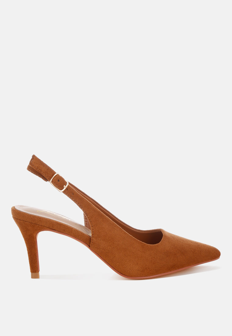 theobs soft microfiber pointed toe slingbacks by ft#color_tan