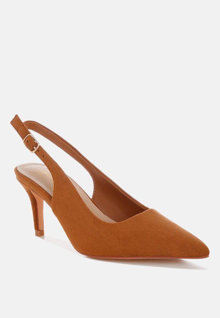 theobs soft microfiber pointed toe slingbacks by ft#color_tan