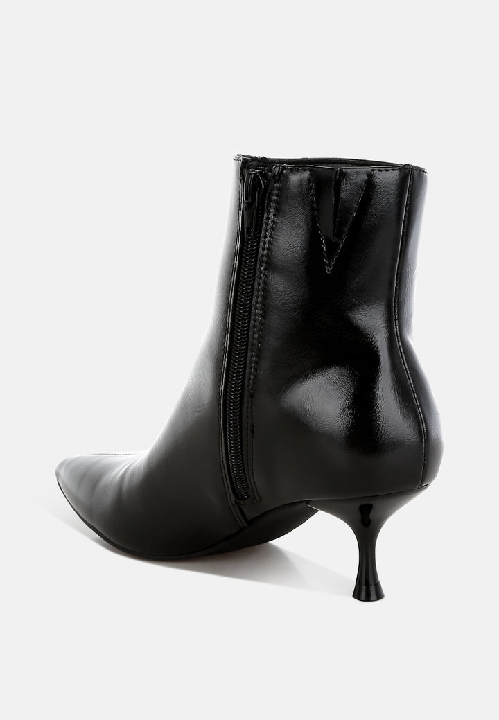 thymus faux leather kitten heel boots#color_black