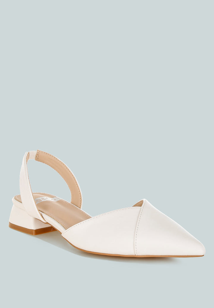 sandalias tijay de cuero real suave con tira trasera#color_blanco