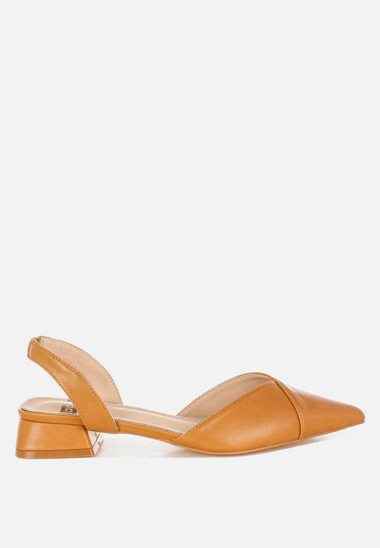 sandalias tijay de cuero real suave con tira trasera#color_tan