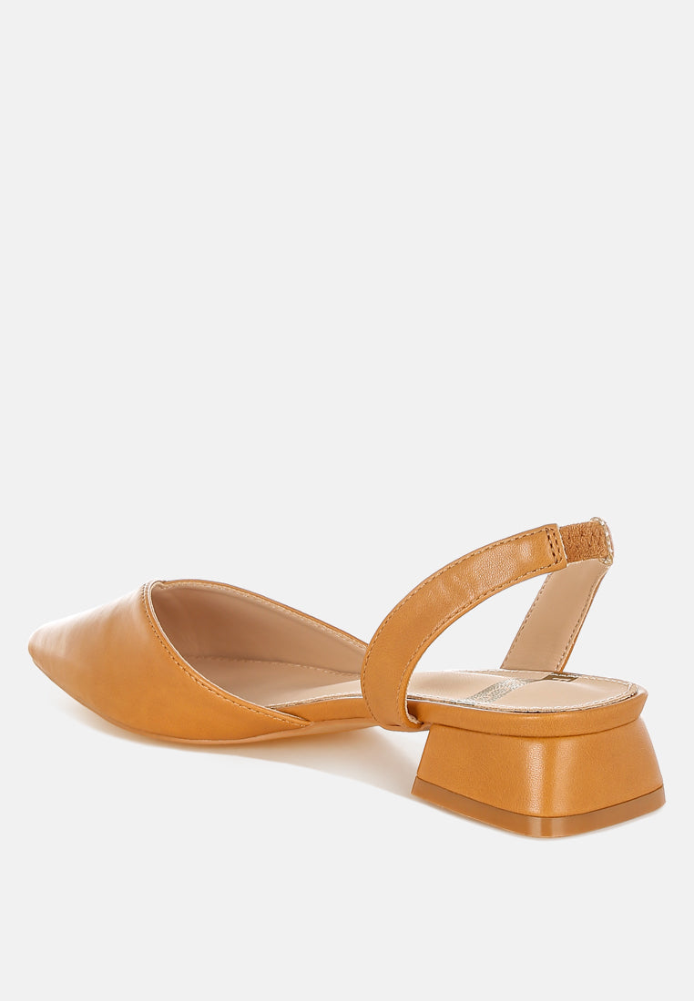 sandalias tijay de cuero real suave con tira trasera#color_tan