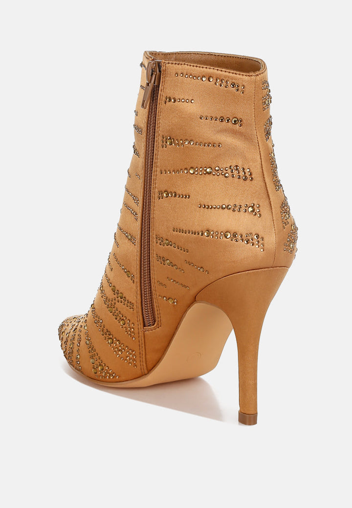 satin rhinestone ankle party boots


 by rag#color_brown