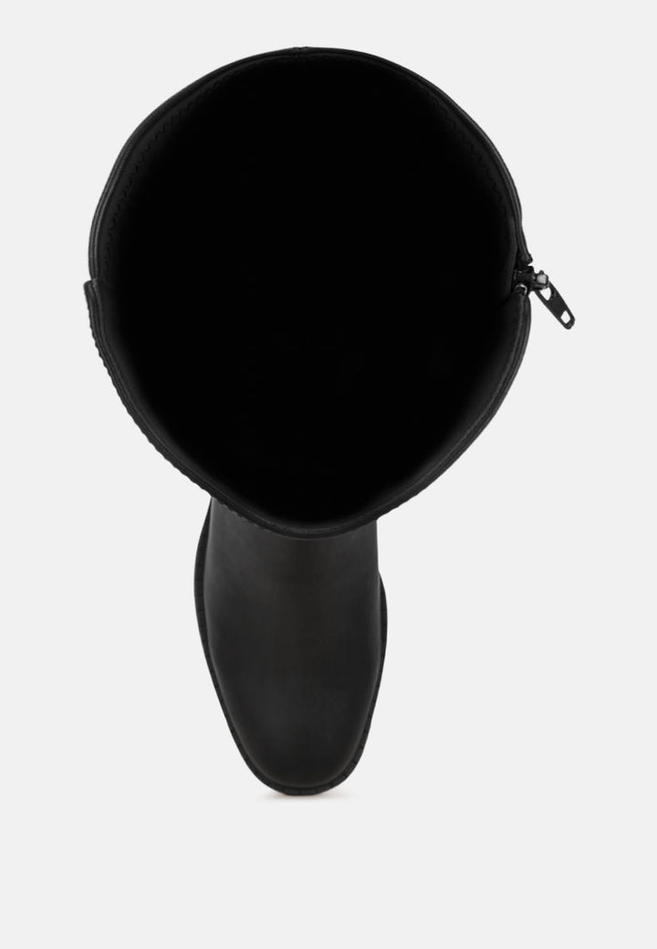 botas largas toluca hebilla clasica#color_negro-liso