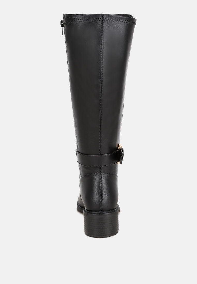 botas largas toluca hebilla clasica#color_negro-liso