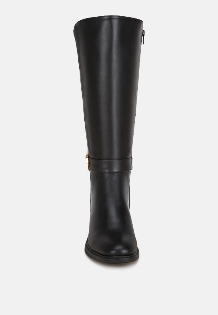 botas largas toluca hebilla clasica#color_negro-liso