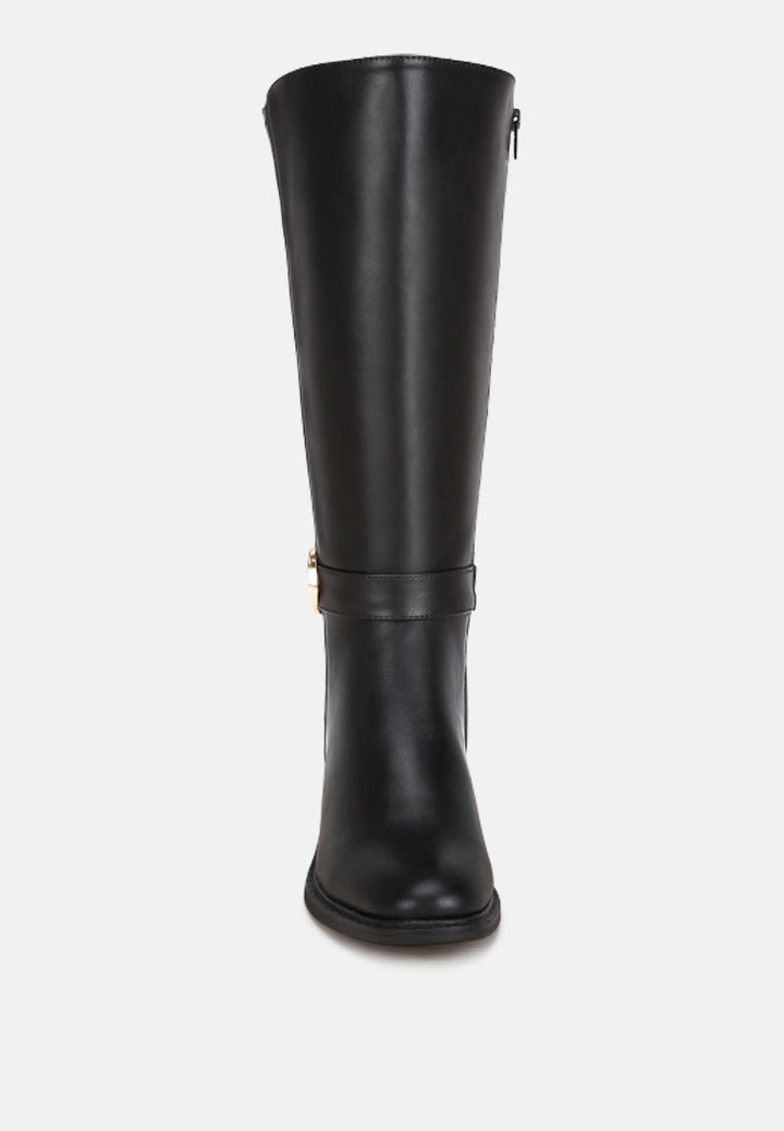 botas largas toluca hebilla clasica#color_negro-liso