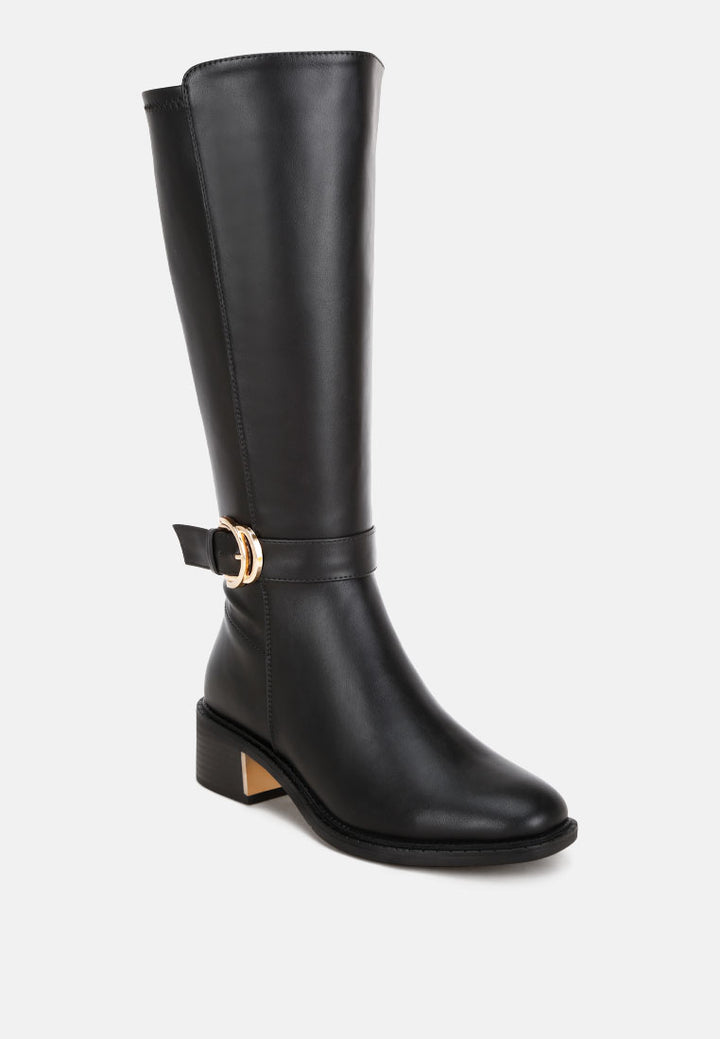 botas largas toluca hebilla clasica#color_negro-liso