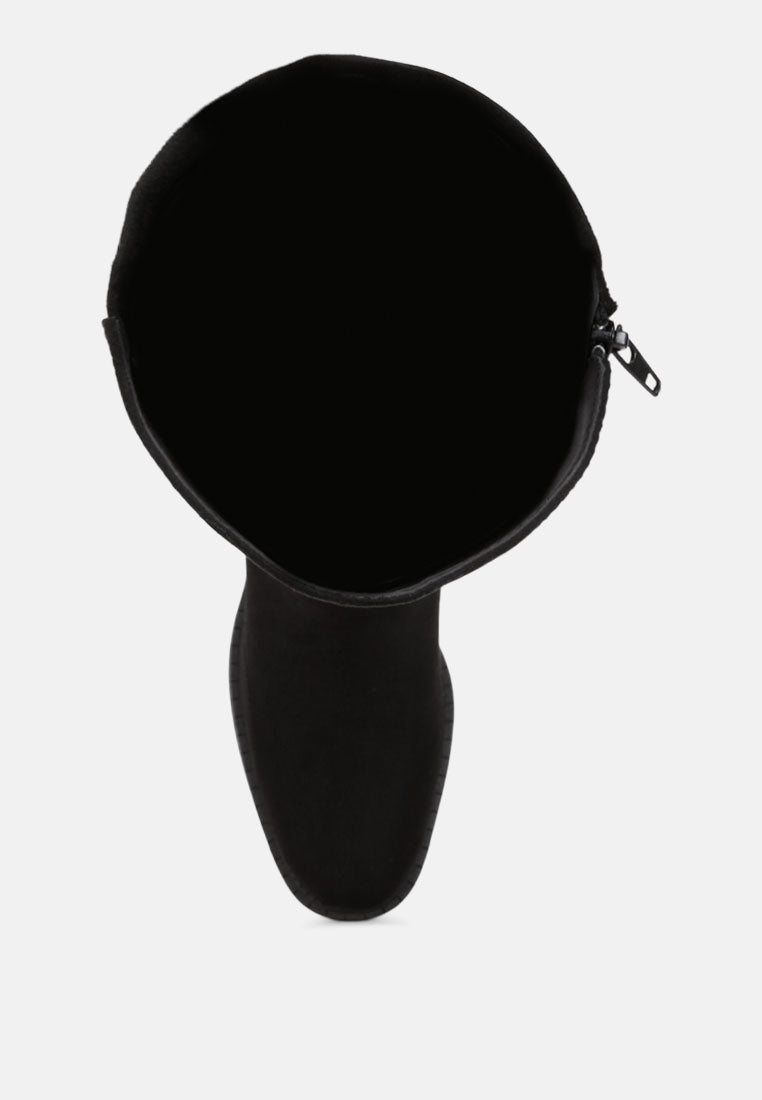 botas largas toluca hebilla clasica#color_negro-ante