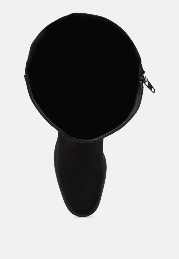 botas largas toluca hebilla clasica#color_negro-ante