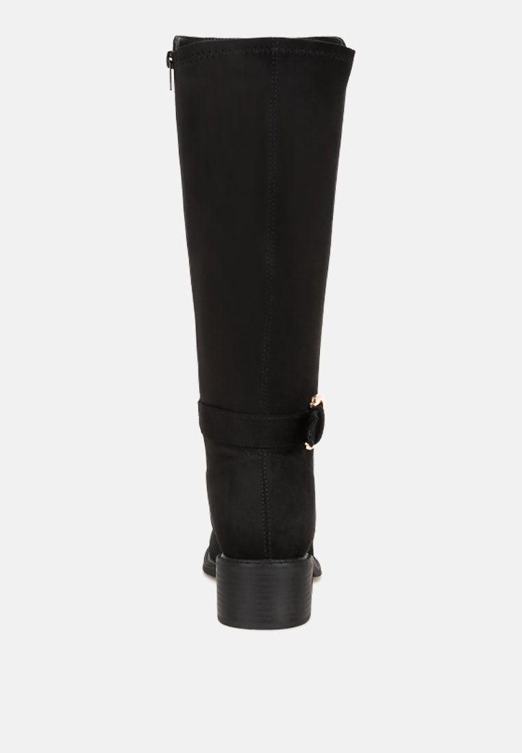 botas largas toluca hebilla clasica#color_negro-ante