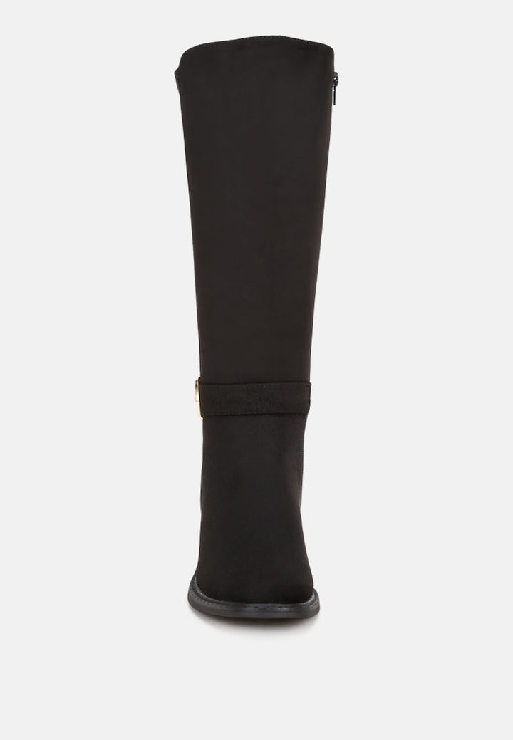 botas largas toluca hebilla clasica#color_negro-ante