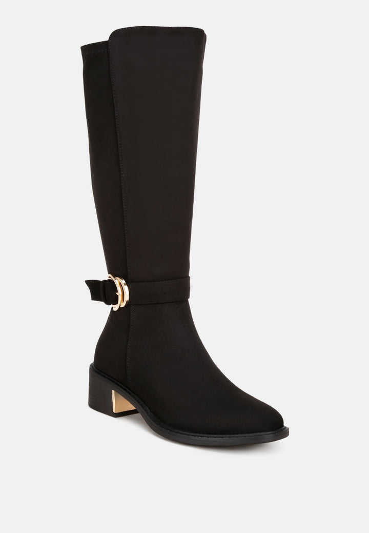 botas largas toluca hebilla clasica#color_negro-ante