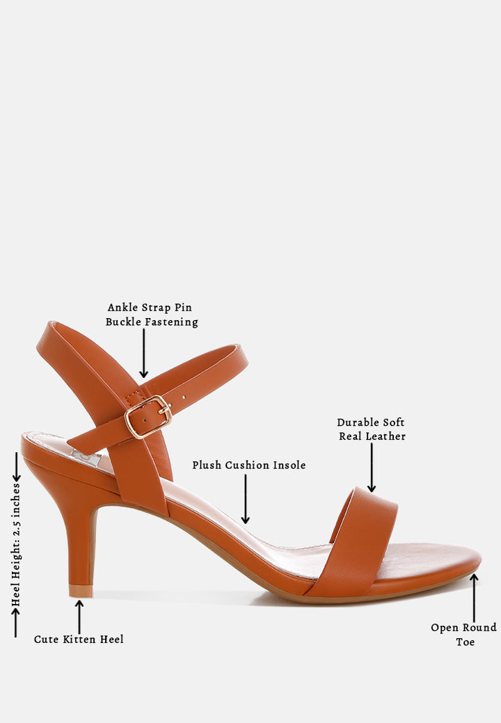 sandalias de tacón gatito con hebilla tomari#color_tan-genuine-leather