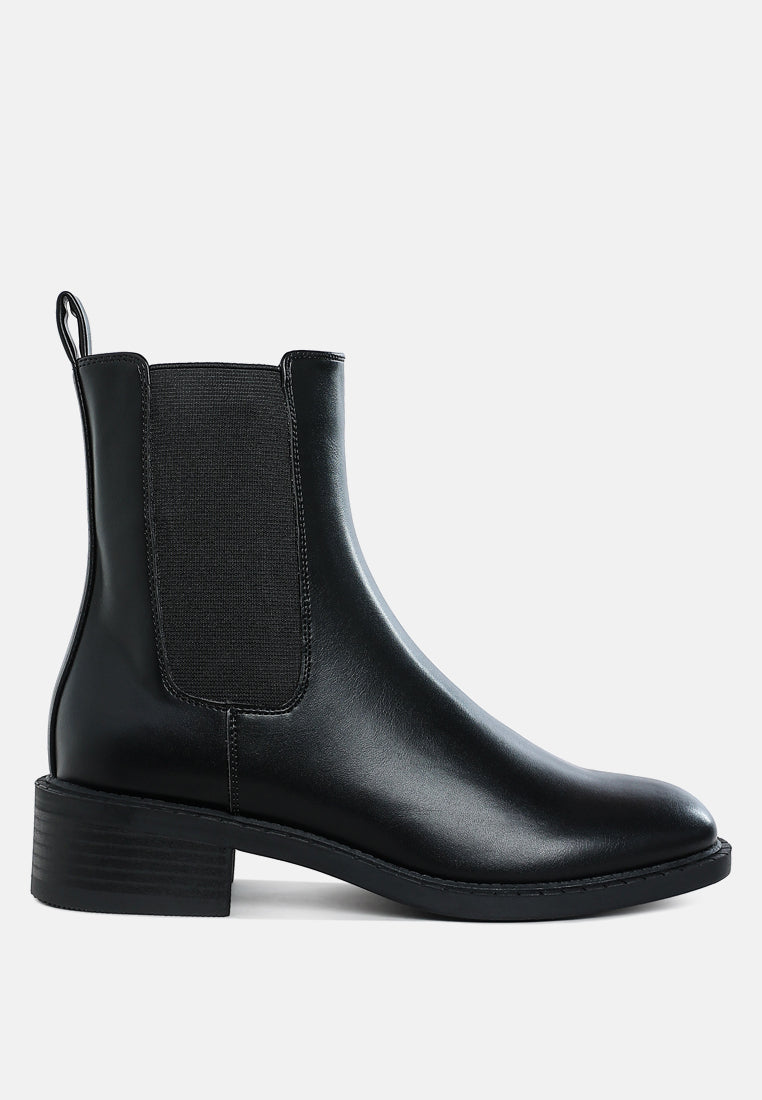 stacked heel chelsea boots by rag#color_black