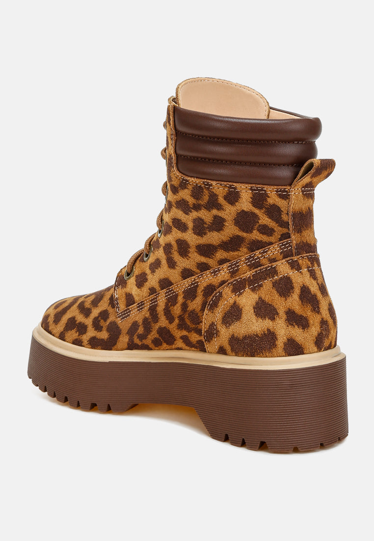 ujola high ankle leopard print suede boots#color_leopard