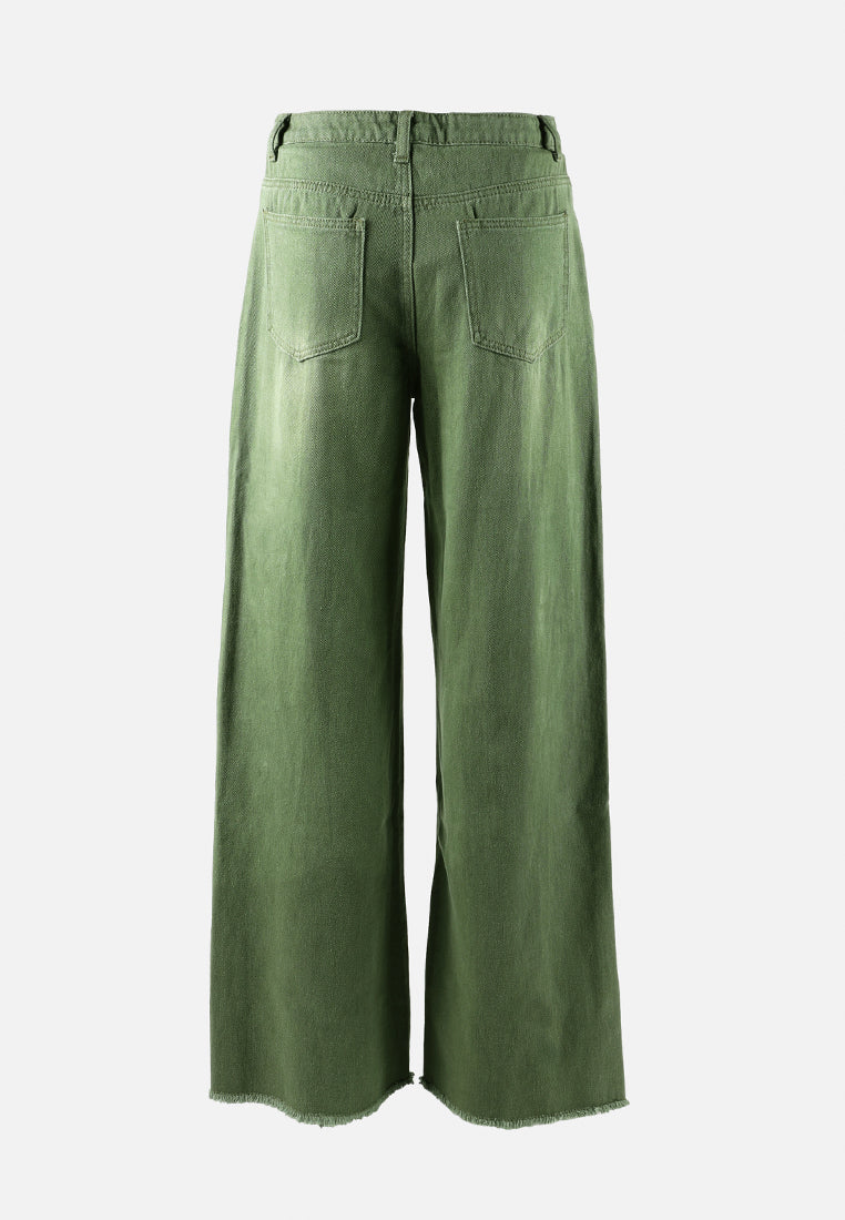 ultra comfortable loose fit denims by ruw#color_army-green