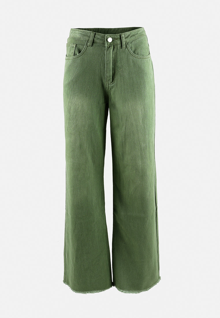 ultra comfortable loose fit denims by ruw#color_army-green