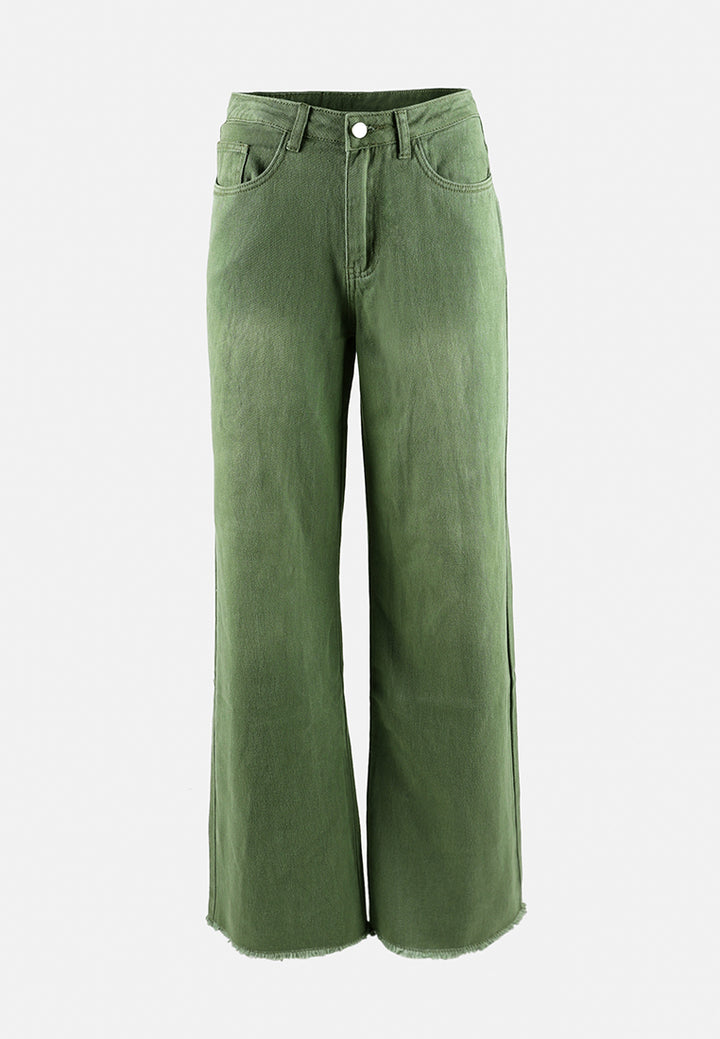 ultra comfortable loose fit denims by ruw#color_army-green